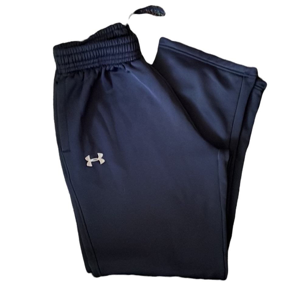 Mens Large NWOT navy Under Armour cold gear sweatpants (pockets)